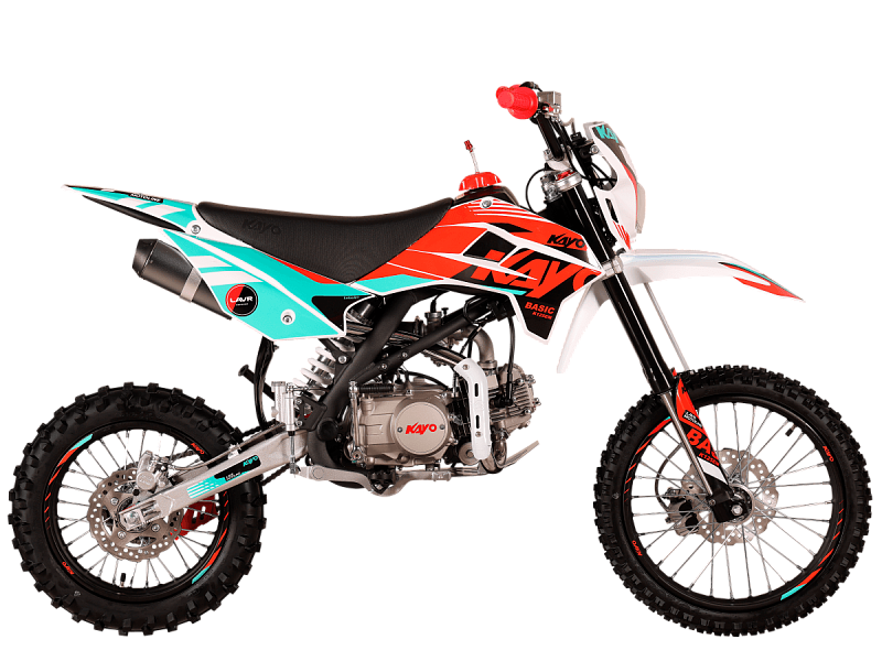 Питбайк KAYO BASIC K125EM 17/14 KRZ 2026 (механ. сцепл., эл. стартер)