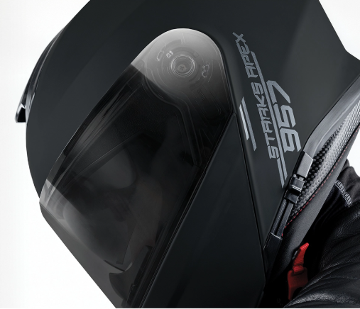 Шлем STARKS FF957 APEX Чёрный матовый ABS